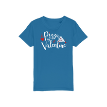 Load image into Gallery viewer, Pizza is My Valentine Organic Jersey Kids T-Shirt