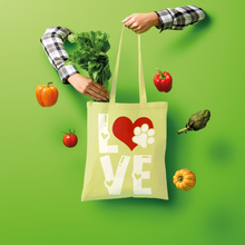 Load image into Gallery viewer, Love Dog Shopper Tote Bag