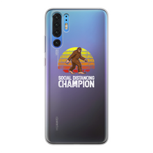 Load image into Gallery viewer, Social Distance Back Printed Transparent Soft Phone Case