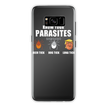 Load image into Gallery viewer, Trump Parasite Back Printed Transparent Soft Phone Case