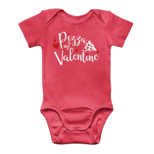 Load image into Gallery viewer, Pizza is My Valentine Classic Baby Onesie Bodysuit