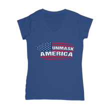 Load image into Gallery viewer, Unmask Classic Women's V-Neck T-Shirt
