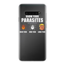 Load image into Gallery viewer, Trump Parasite Back Printed Transparent Soft Phone Case