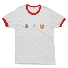 Load image into Gallery viewer, Trump Parasite Adult Ringer T-Shirt