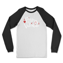 Load image into Gallery viewer, Pizza is My Valentine Classic Raglan Long Sleeve Shirt