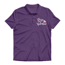 Load image into Gallery viewer, Pizza is My Valentine Premium Adult Polo Shirt