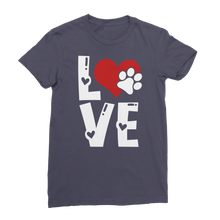 Load image into Gallery viewer, Love Dog Premium Jersey Women's T-Shirt