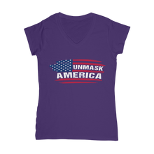 Load image into Gallery viewer, Unmask Classic Women's V-Neck T-Shirt