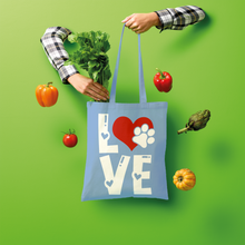 Load image into Gallery viewer, Love Dog Shopper Tote Bag