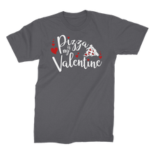 Load image into Gallery viewer, Pizza is My Valentine Premium Jersey Men's T-Shirt