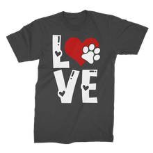 Load image into Gallery viewer, Love Dog Premium Jersey Men's T-Shirt