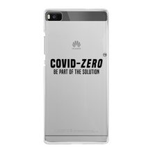 Load image into Gallery viewer, Covid-Zero Collection Back Printed Transparent Hard Phone Case