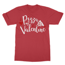 Load image into Gallery viewer, Pizza is My Valentine T-Shirt Dress