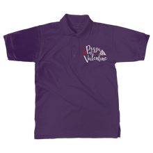 Load image into Gallery viewer, Pizza is My Valentine Classic Adult Polo Shirt