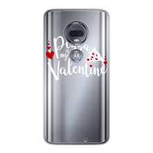 Load image into Gallery viewer, Pizza is My Valentine Back Printed Transparent Soft Phone Case