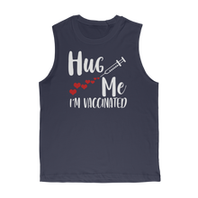 Load image into Gallery viewer, Hug Me I'm Vaccinated Classic Adult Muscle Top