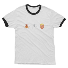 Load image into Gallery viewer, Trump Parasite Adult Ringer T-Shirt