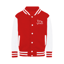 Load image into Gallery viewer, Pizza is My Valentine Varsity Jacket