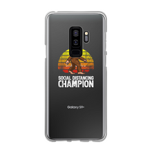 Load image into Gallery viewer, Social Distance Back Printed Transparent Soft Phone Case