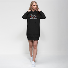 Load image into Gallery viewer, Pizza is My Valentine Premium Adult Hoodie Dress