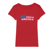Load image into Gallery viewer, Unmask Organic Jersey Womens T-Shirt