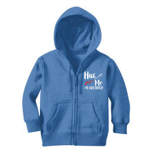 Load image into Gallery viewer, Hug Me I'm Vaccinated Classic Kids Zip Hoodie