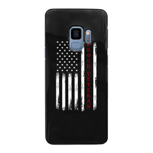 Load image into Gallery viewer, Proud Veteran Back Printed Black Hard Phone Case