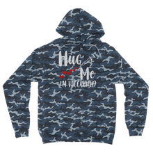 Load image into Gallery viewer, Hug Me I'm Vaccinated Camouflage Adult Hoodie