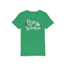 Load image into Gallery viewer, Pizza is My Valentine Organic Jersey Kids T-Shirt