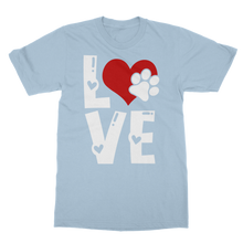 Load image into Gallery viewer, Love Dog Classic Heavy Cotton Adult T-Shirt