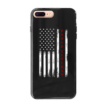 Load image into Gallery viewer, Proud Veteran Back Printed Black Soft Phone Case