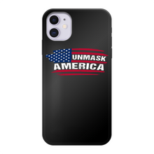 Load image into Gallery viewer, Unmask Back Printed Black Soft Phone Case
