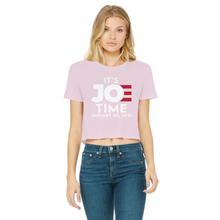 Load image into Gallery viewer, Joe Biden Classic Women's Cropped Raw Edge T-Shirt