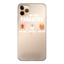 Load image into Gallery viewer, Trump Parasite Back Printed Transparent Soft Phone Case
