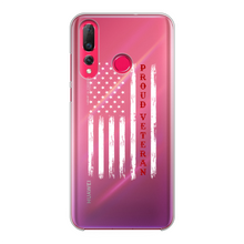 Load image into Gallery viewer, Proud Veteran Back Printed Transparent Hard Phone Case