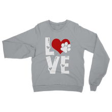 Load image into Gallery viewer, Love Dog Classic Adult Sweatshirt