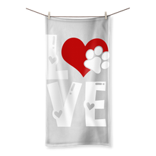 Load image into Gallery viewer, Love Dog Sublimation All Over Towel