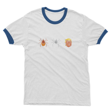 Load image into Gallery viewer, Trump Parasite Adult Ringer T-Shirt
