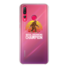 Load image into Gallery viewer, Social Distance Back Printed Transparent Hard Phone Case