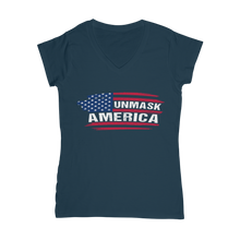 Load image into Gallery viewer, Unmask Classic Women's V-Neck T-Shirt