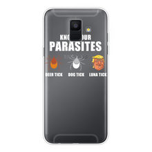 Load image into Gallery viewer, Trump Parasite Back Printed Transparent Soft Phone Case