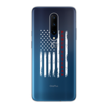 Load image into Gallery viewer, Proud Veteran Back Printed Transparent Soft Phone Case