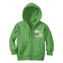 Load image into Gallery viewer, Hug Me I'm Vaccinated Classic Kids Zip Hoodie