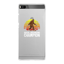 Load image into Gallery viewer, Social Distance Back Printed Transparent Hard Phone Case