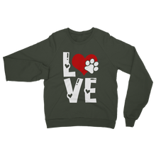 Load image into Gallery viewer, Love Dog Classic Adult Sweatshirt