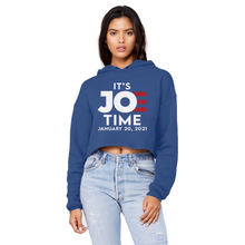Load image into Gallery viewer, Joe Biden Unisex Cropped Raw Edge Boyfriend Hoodie