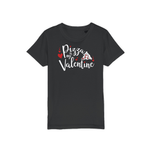 Load image into Gallery viewer, Pizza is My Valentine Organic Jersey Kids T-Shirt