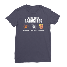 Load image into Gallery viewer, Trump Parasite Premium Jersey Women's T-Shirt