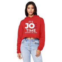 Load image into Gallery viewer, Joe Biden Unisex Cropped Raw Edge Boyfriend Hoodie