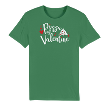 Load image into Gallery viewer, Pizza is My Valentine Premium Organic Adult T-Shirt